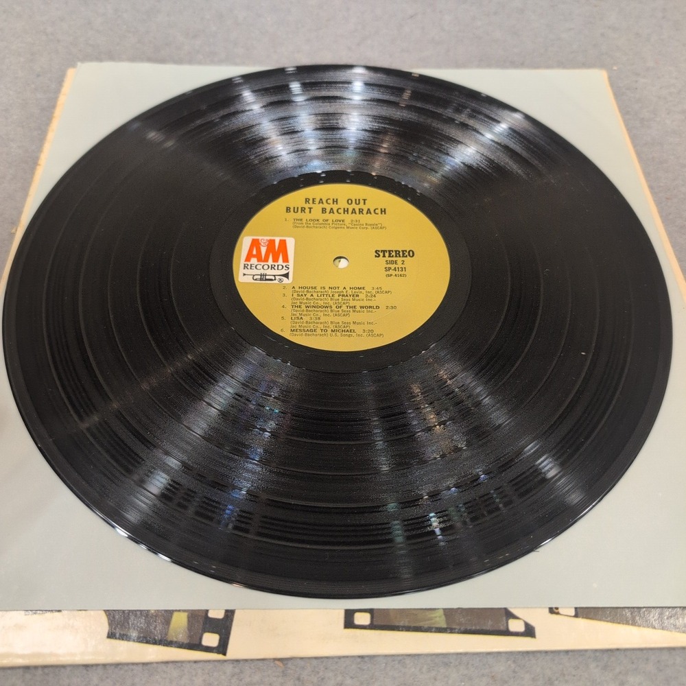 Burt Bacharach Reach Out Vinyl LP A&M Records SP-4131 Stereo 1967 Pop Lounge - Picture 5 of 6